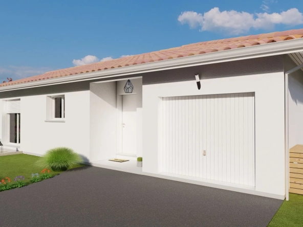 Maison neuve 3 chambres avec garage à Marsac-sur-l'Isle, conforme aux normes environnementales
