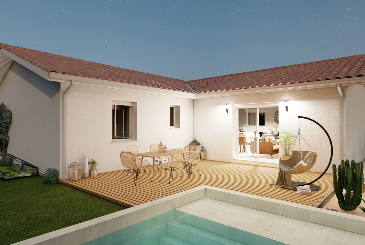 Maison neuve 3 chambres avec garage à Marsac-sur-l'Isle, conforme aux normes environnementales 
