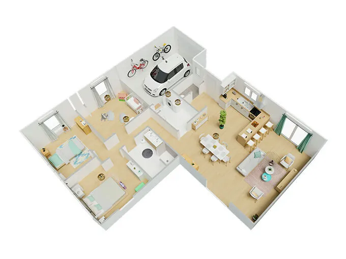 Maison neuve 3 chambres avec garage à Marsac-sur-l'Isle, conforme aux normes environnementales 