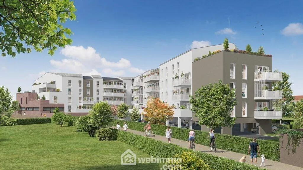 Appartement T4 avec balcon et stationnement à Cholet - Quartier Gare 