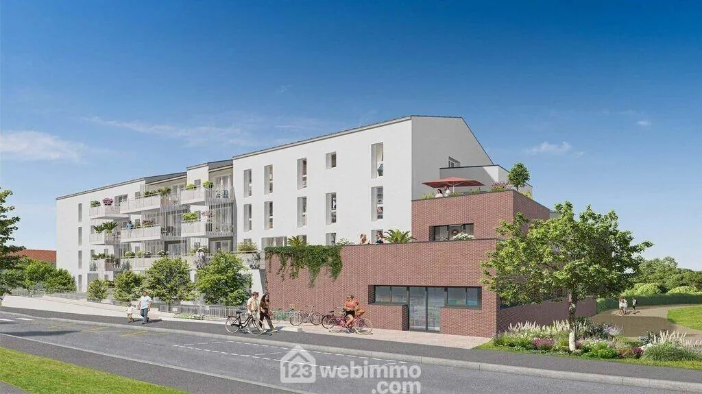 Appartement T4 avec balcon et stationnement à Cholet - Quartier Gare 