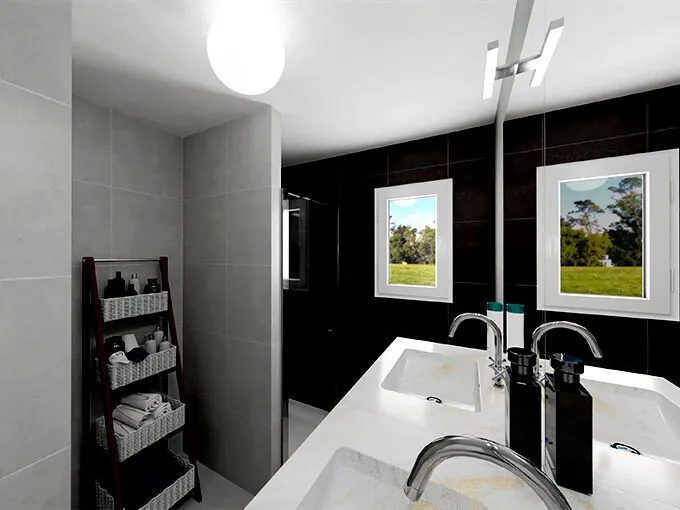 Maison neuve à Mussidan avec 4 chambres, performance énergétique A 