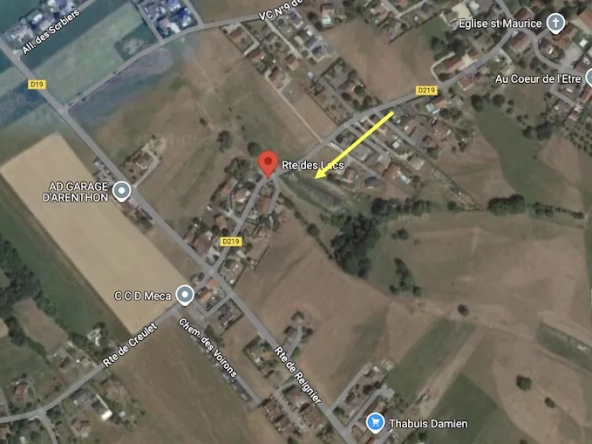 Terrain constructible de 500 m² à Arenthon, au calme, limite Scientrier