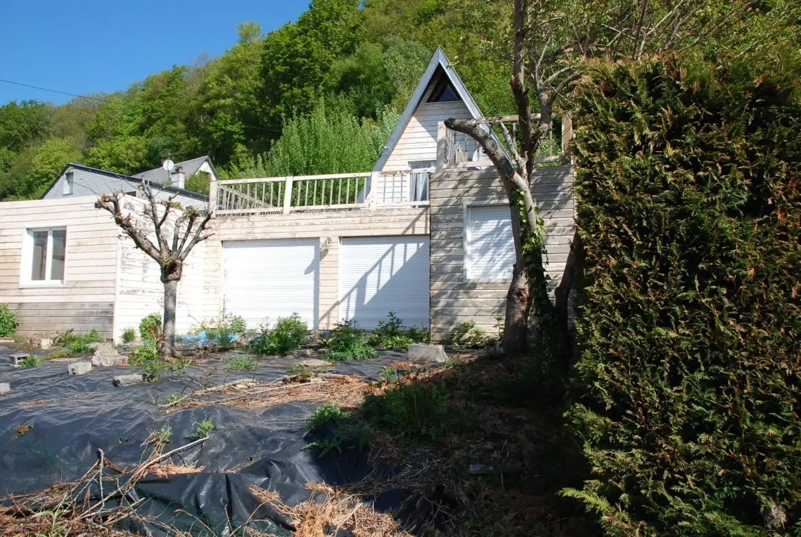 Terrain à bâtir à Collville près de Fécamp avec vue dégagée et viabilisation complète 