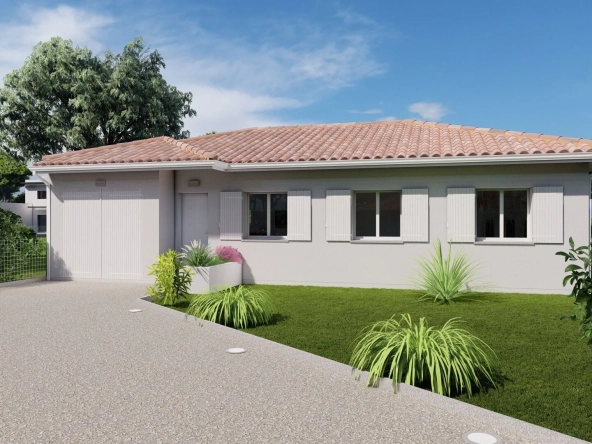 Maison neuve 3 chambres avec garage à Castets, Terrain de 700m² dès 225 000 euros