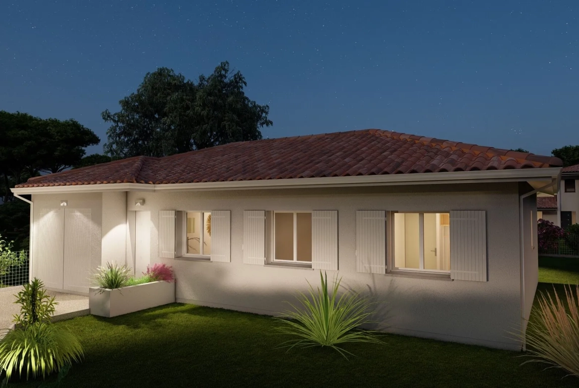 Maison neuve 3 chambres avec garage à Castets, Terrain de 700m² dès 225 000 euros 