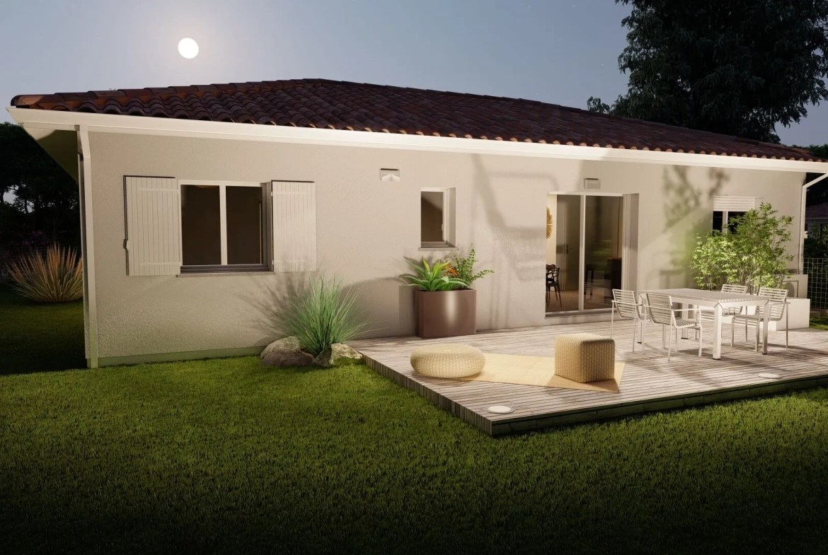 Maison neuve 3 chambres avec garage à Castets, Terrain de 700m² dès 225 000 euros 