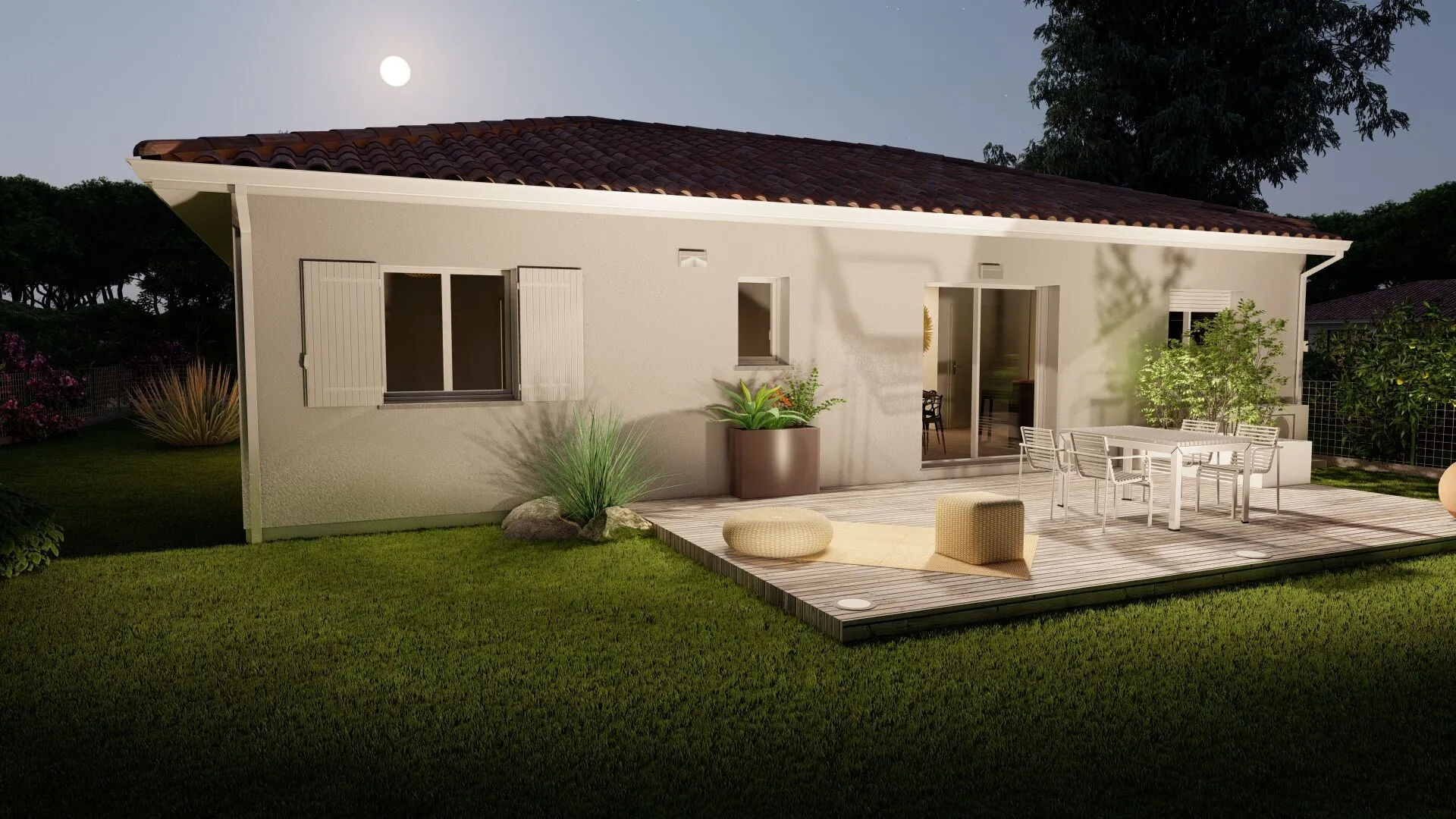 Maison neuve 3 chambres avec garage à Castets, Terrain de 700m² dès 225 000 euros 