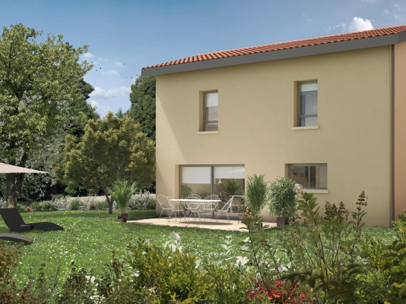 Maison T4 neuve de 97 m² avec jardin à Tignieu-Jameyzieu – Prix attractif 300 000 €