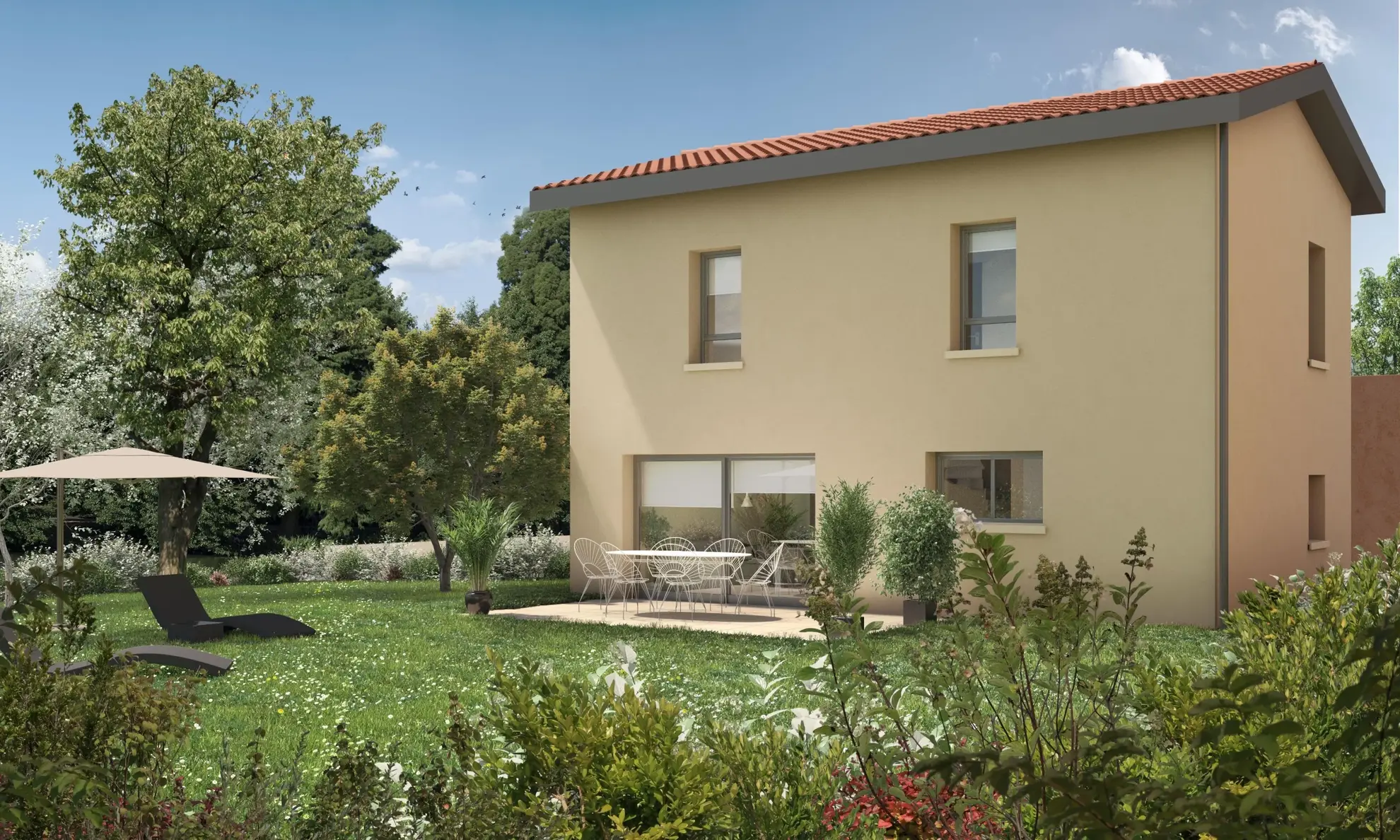 Maison T4 neuve de 97 m² avec jardin à Tignieu-Jameyzieu – Prix attractif 300 000 € 