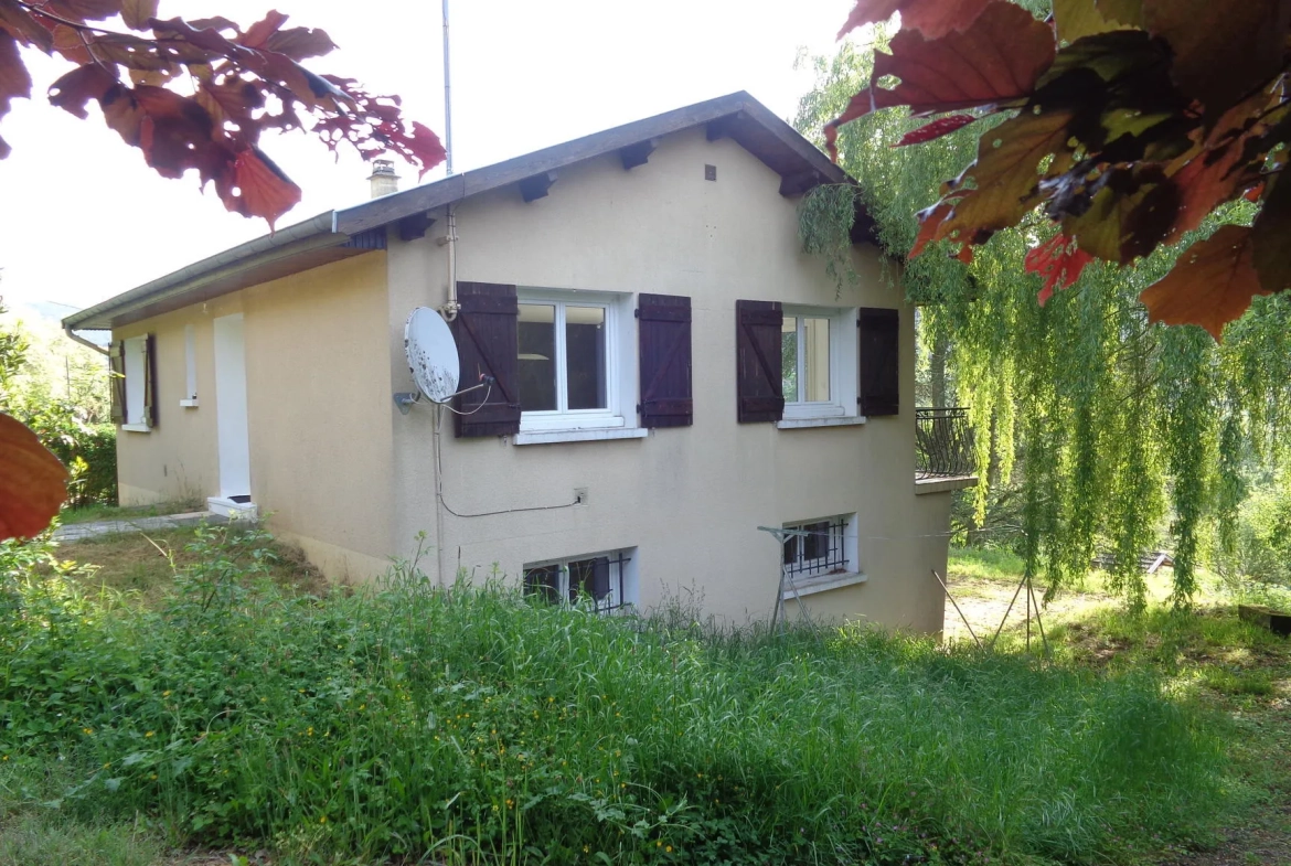 Belle villa familiale à Chambost-Allières avec jardin et grand espace extérieur 
