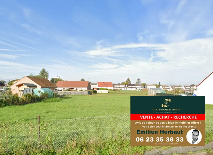 Terrain à bâtir de 805 m² à Aulnoye-Aymeries, quartier calme 
