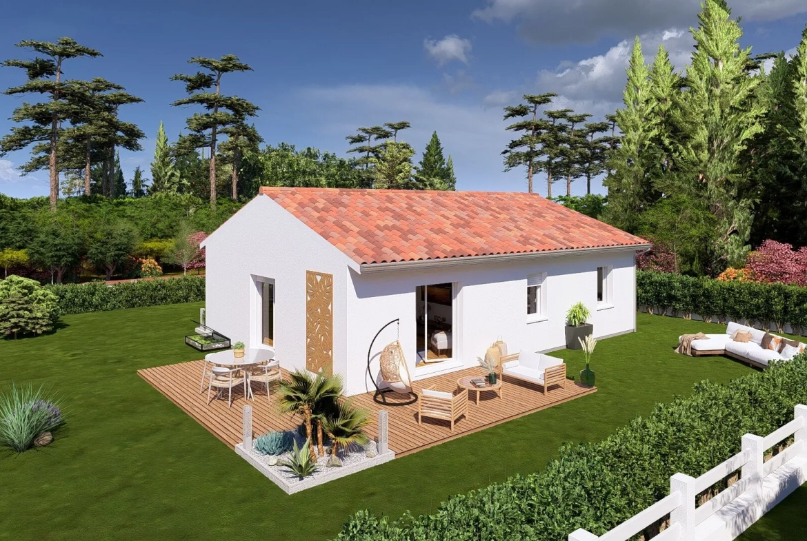 Terrain de 500 m² à Seyresse avec maison modulable et chauffage réversible 