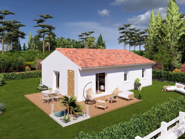 Terrain de 500 m² à Seyresse avec maison modulable et chauffage réversible