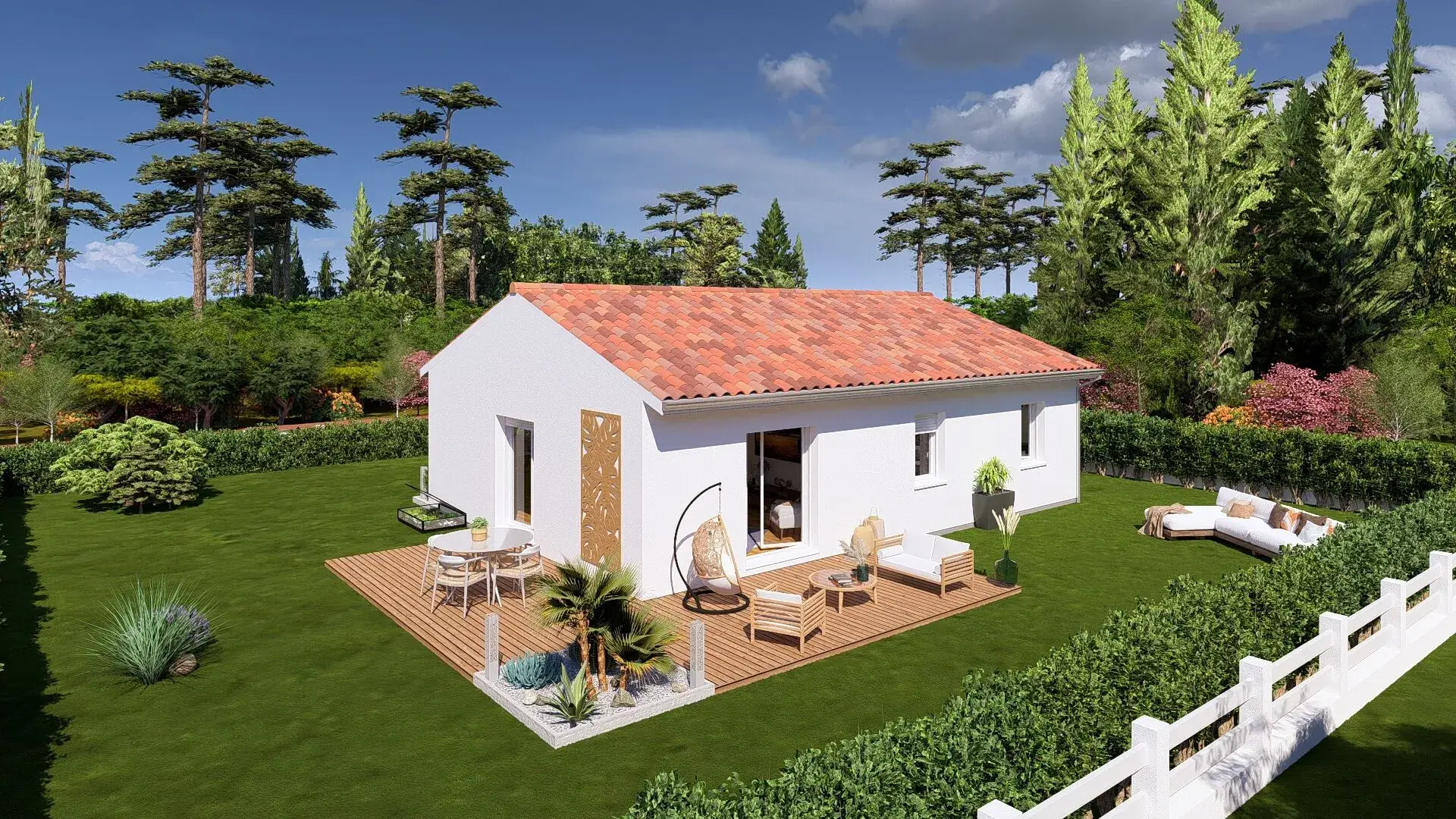 Terrain de 500 m² à Seyresse avec maison modulable et chauffage réversible 