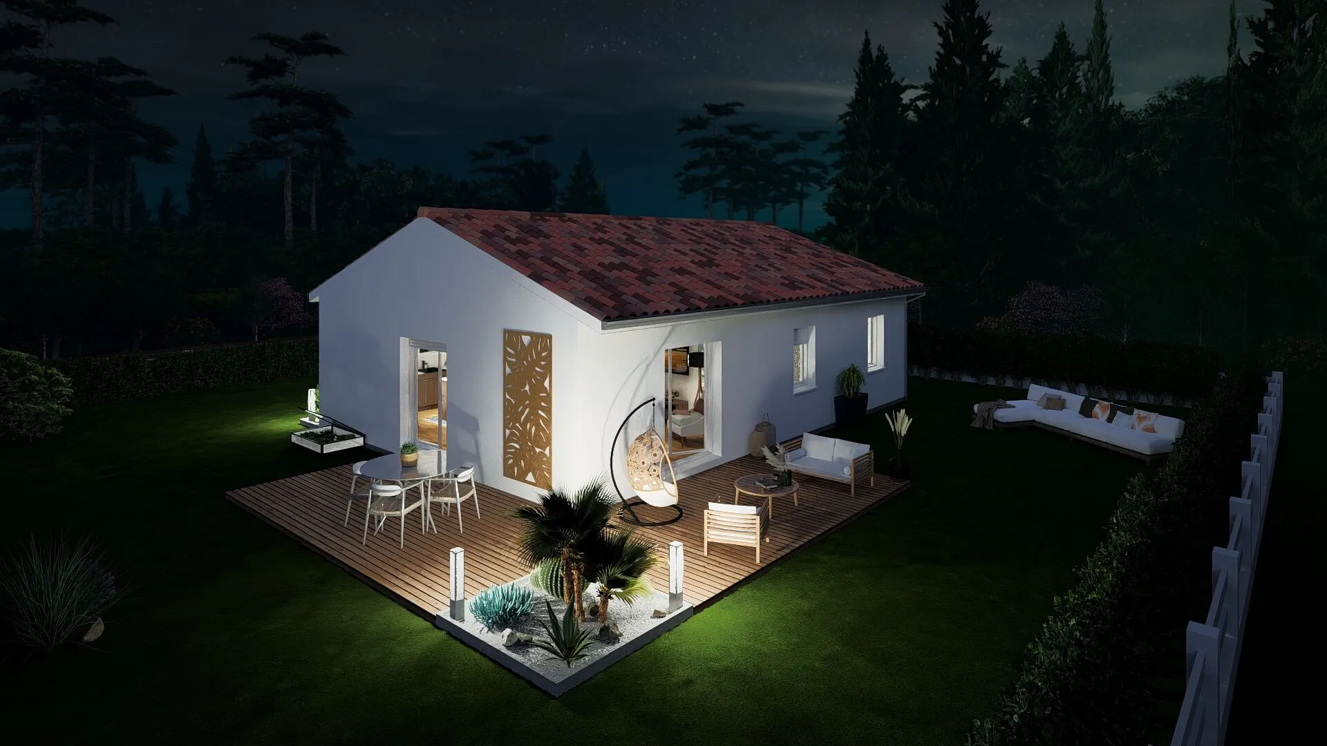 Terrain de 500 m² à Seyresse avec maison modulable et chauffage réversible 