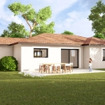 Maison neuve moderne à Replonges - 3 chambres, garage, terrasse, terrain 1200 m²