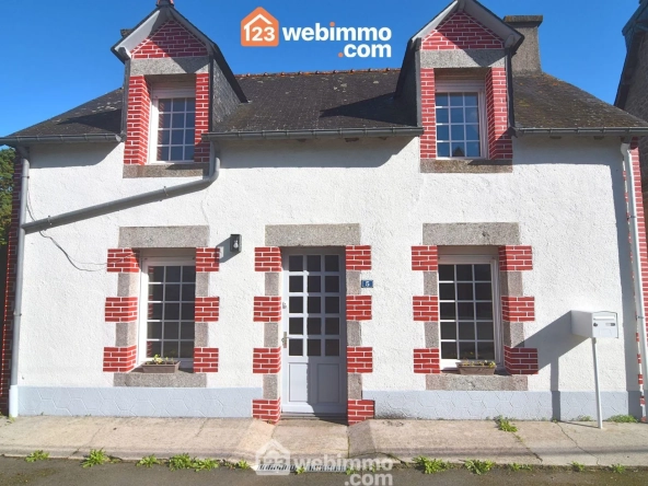 Maison de caractère de 73 m² à Plounévez-Quintin avec dépendance et jardin