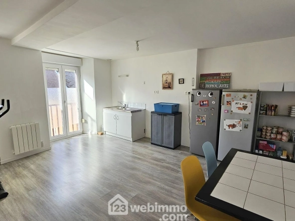 A vendre duplex de 69 m² à Puiseaux, lumineux et à aménager selon vos envies