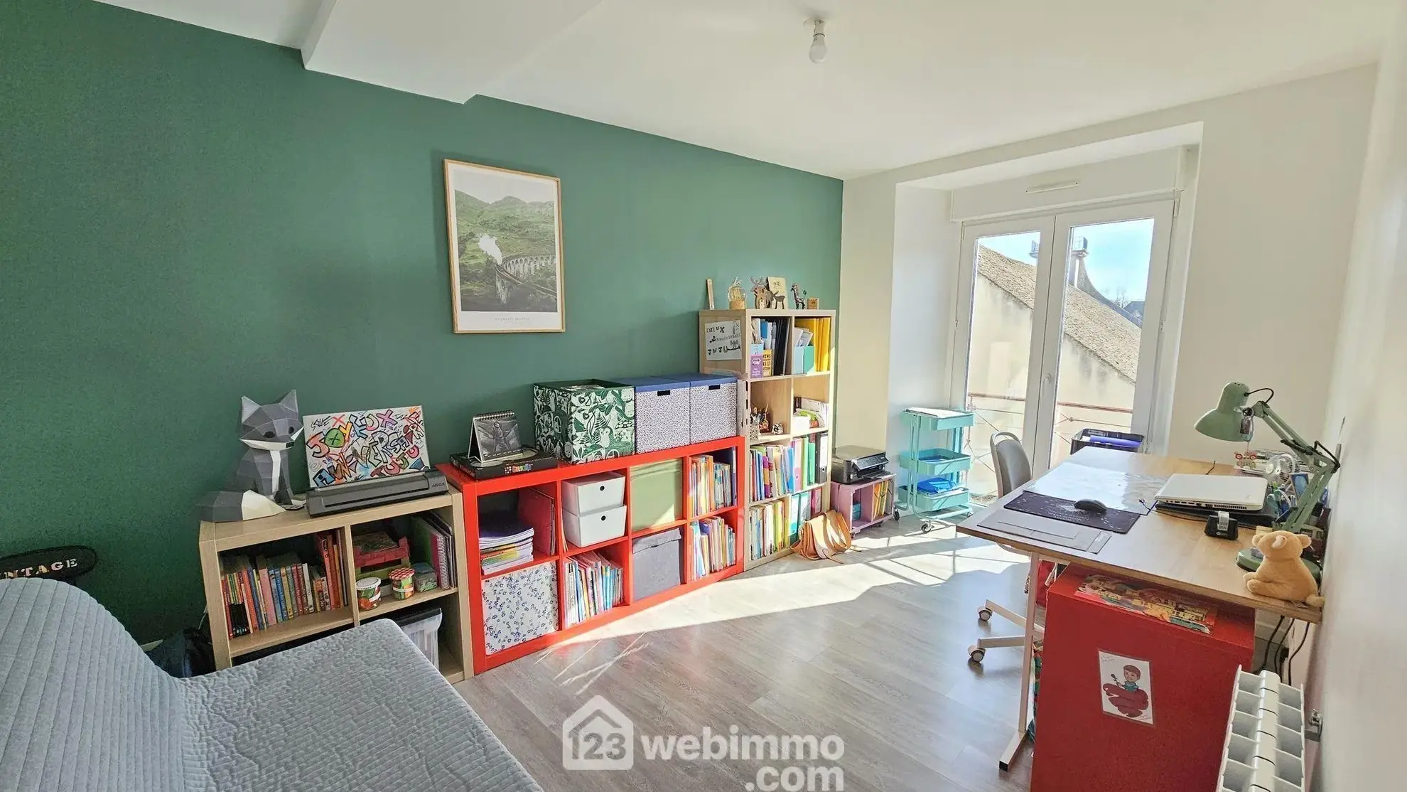 A vendre duplex de 69 m² à Puiseaux, lumineux et à aménager selon vos envies 