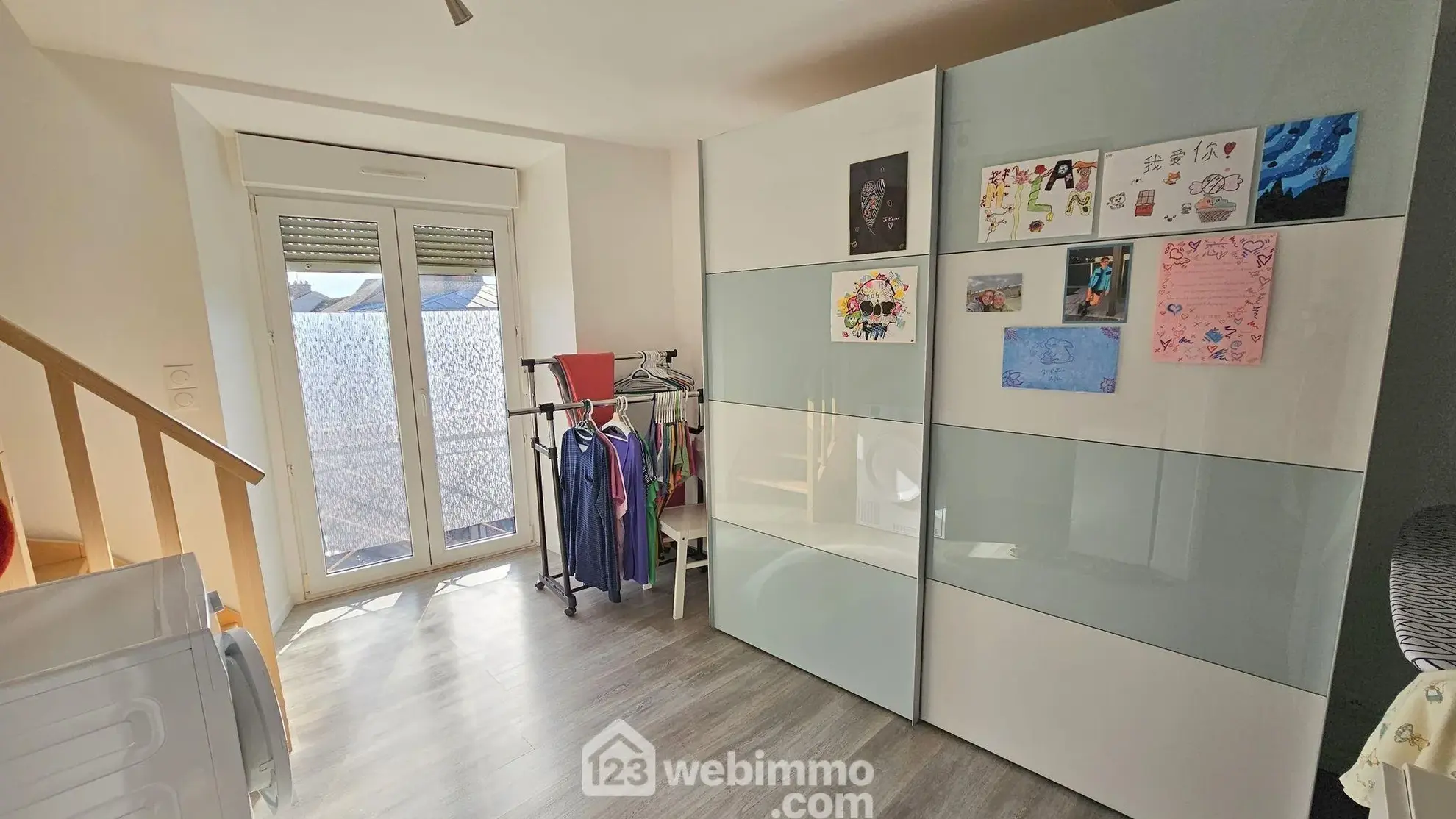 A vendre duplex de 69 m² à Puiseaux, lumineux et à aménager selon vos envies 