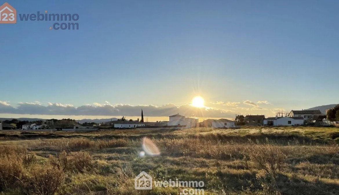 Terrain à bâtir viabilisé de 512 m² à Pourrières, vue spectaculaire 