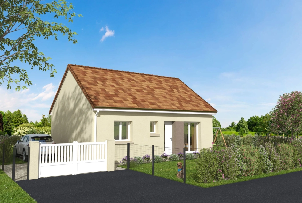 Terrain viabilisé de 660 m² à Bray Saint Aignan conçue pour votre maison idéale 