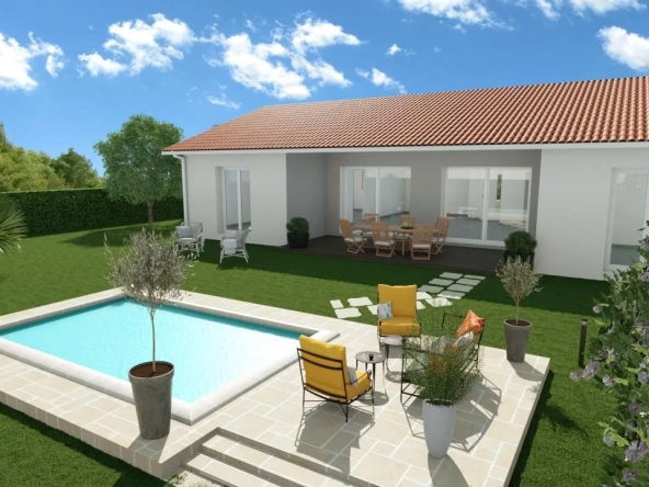 Maison neuve 92 m² avec terrain à Pissos, proche Bordeaux et Mont-de-Marsan