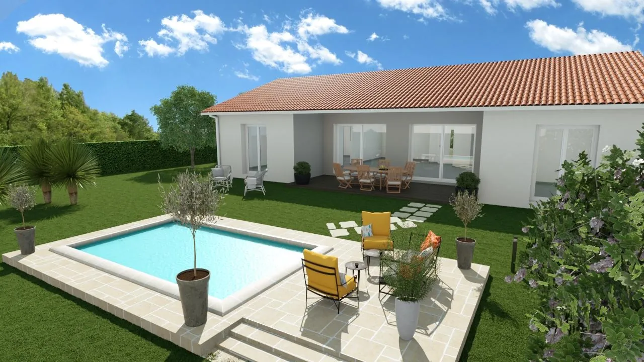 Maison neuve 92 m² avec terrain à Pissos, proche Bordeaux et Mont-de-Marsan 
