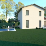 Maison neuve à Lantignié de 93 m² avec terrain de 500 m², norme RE2020
