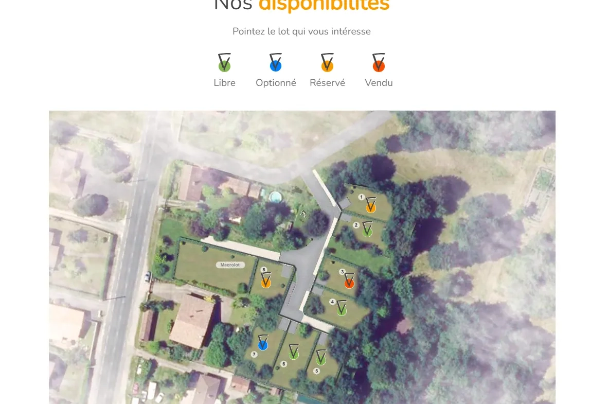 Terrain constructible de 358 m² à Belin-Béliet proche des lacs et plages 