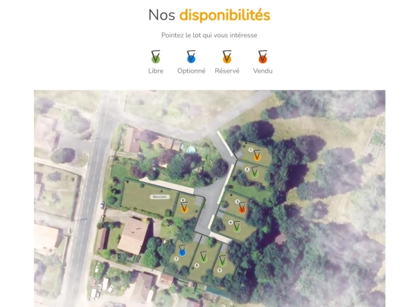 Terrain constructible de 358 m² à Belin-Béliet proche des lacs et plages