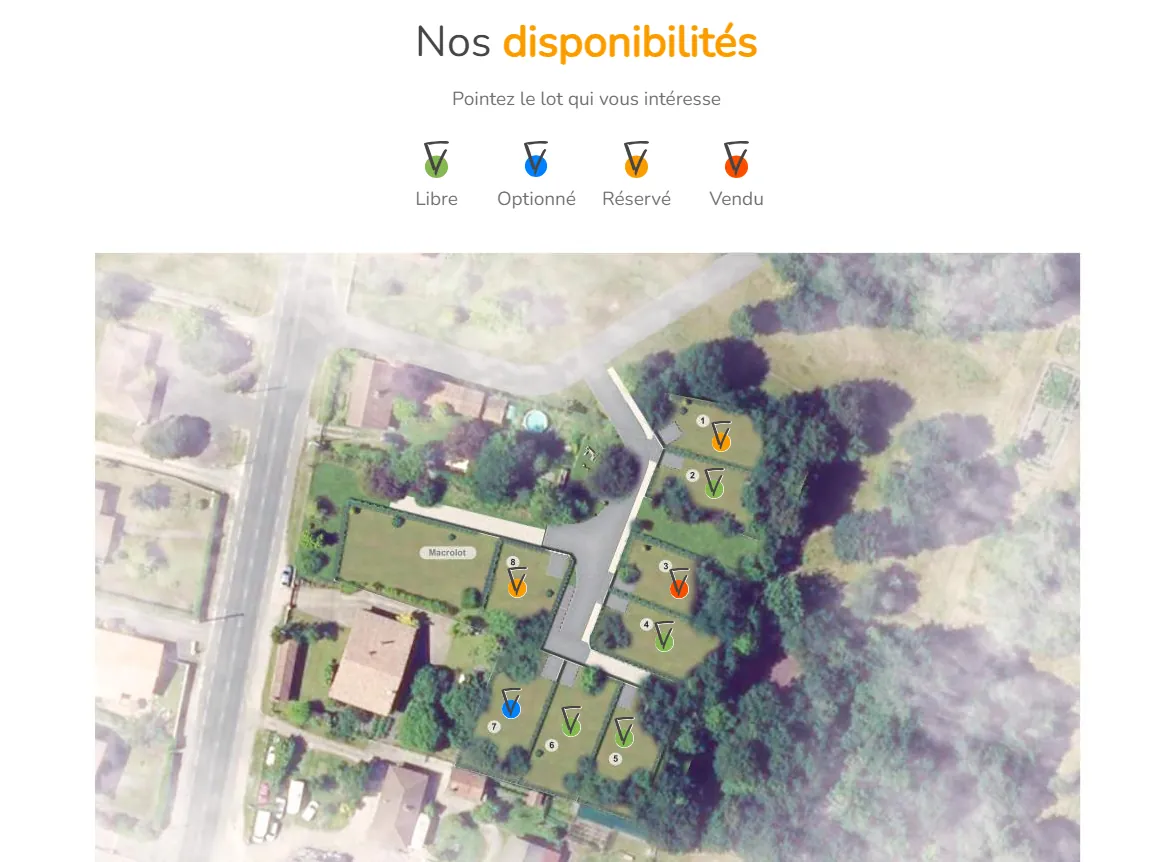 Terrain constructible de 358 m² à Belin-Béliet proche des lacs et plages 