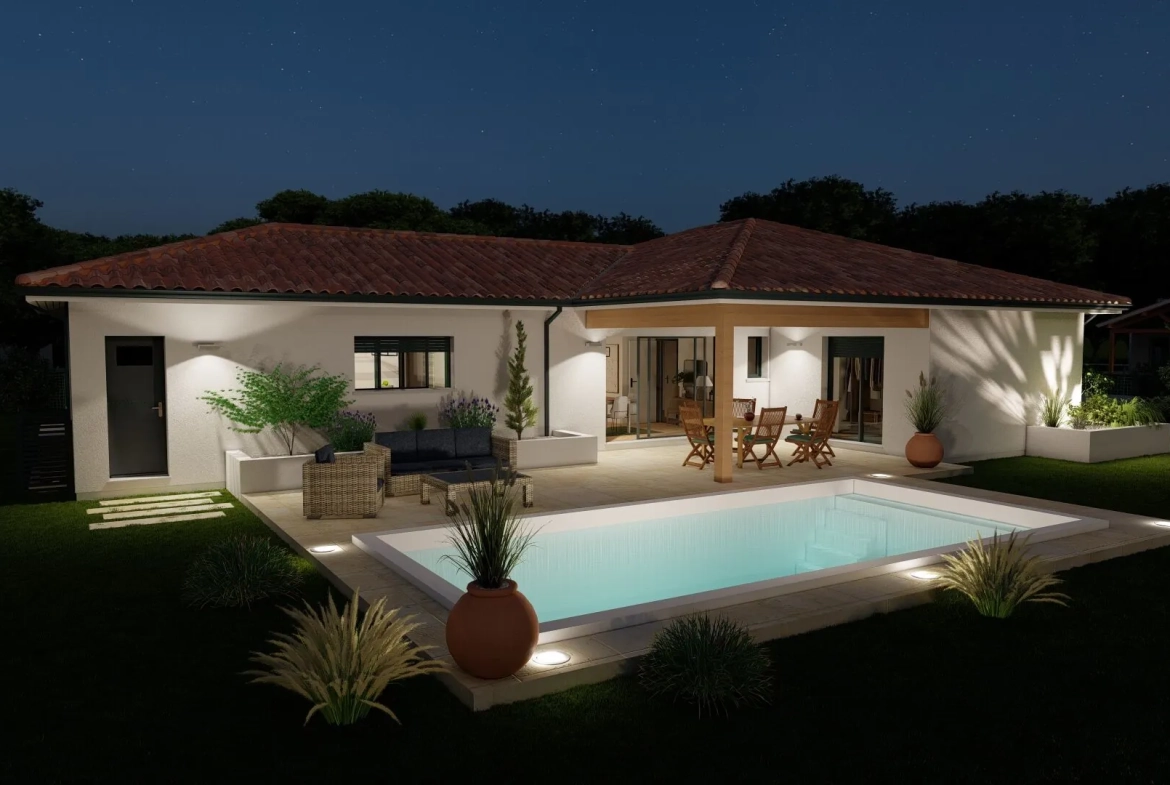 Vente de maison neuve avec terrain à Saint-Sever – 112 m² en cœur de ville 