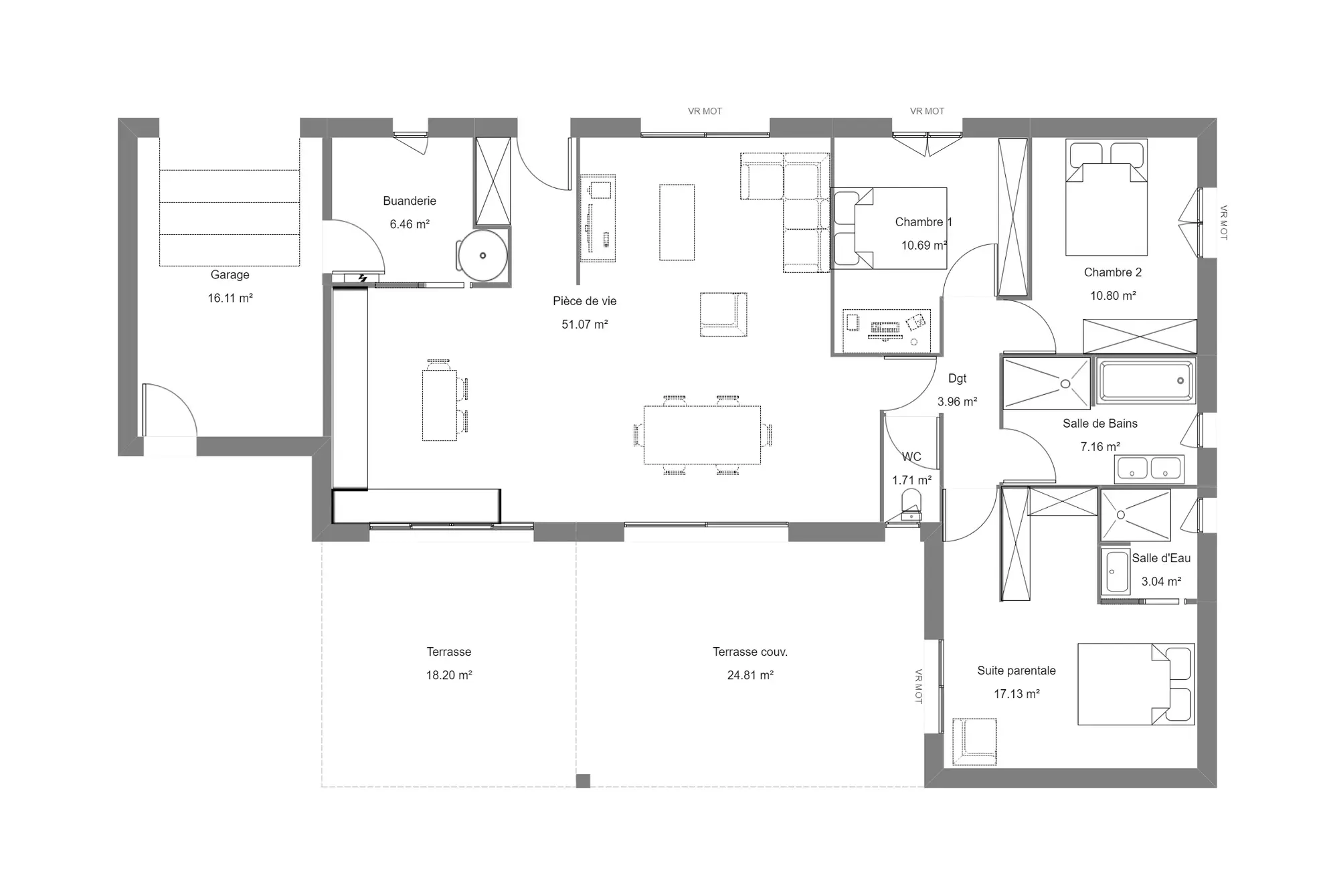 Vente de maison neuve avec terrain à Saint-Sever – 112 m² en cœur de ville 