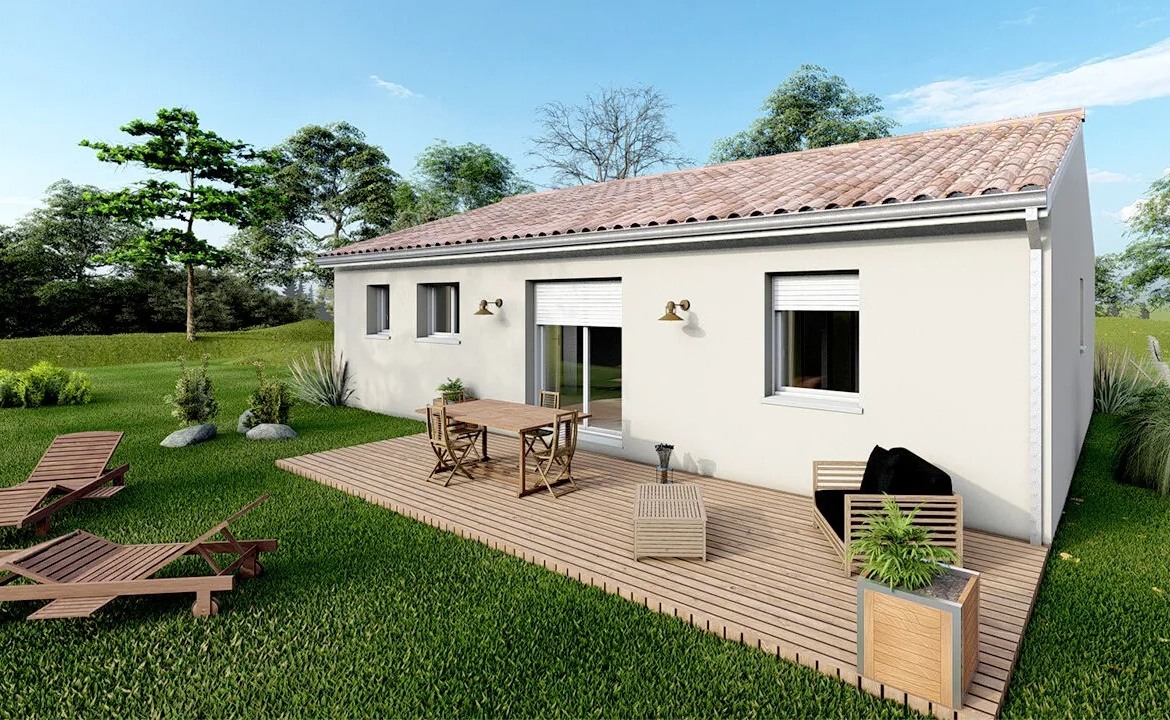 Maison neuve 2 chambres avec grand séjour à Bergerac - Prix tout compris 