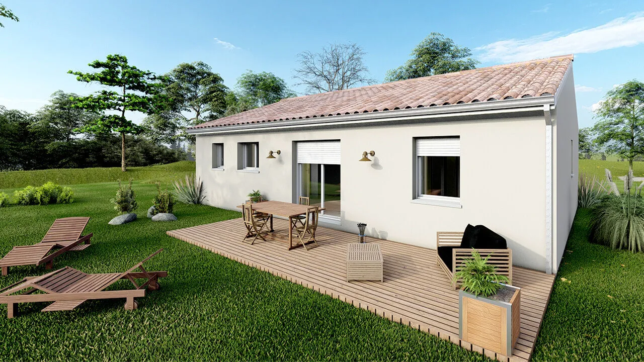 Maison neuve 2 chambres avec grand séjour à Bergerac - Prix tout compris 