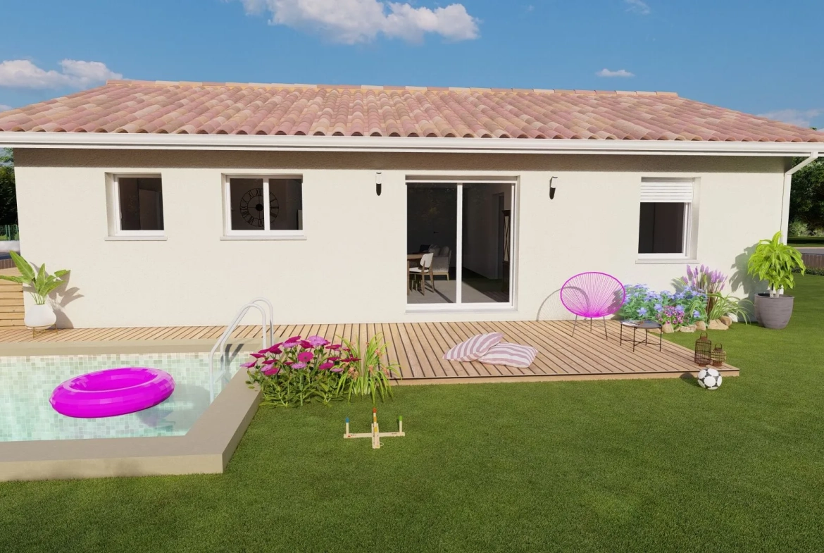 Maison neuve 2 chambres avec grand séjour à Bergerac - Prix tout compris 
