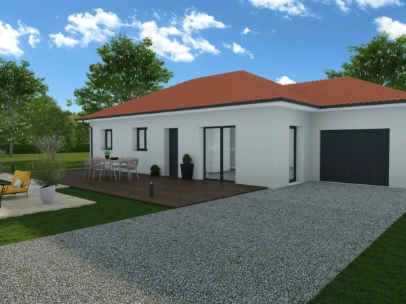 Maison neuve de 80 m² avec 3 chambres à Tullins en vente