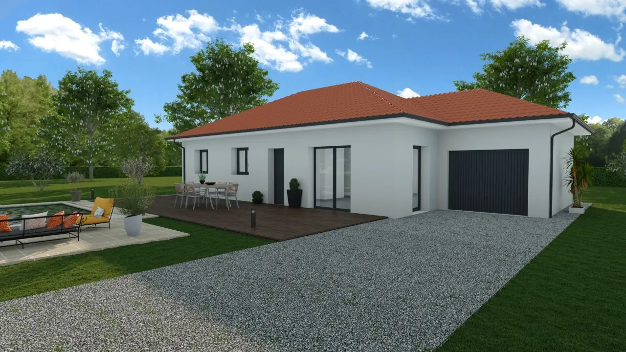 Maison neuve de 80 m² avec 3 chambres à Tullins en vente 