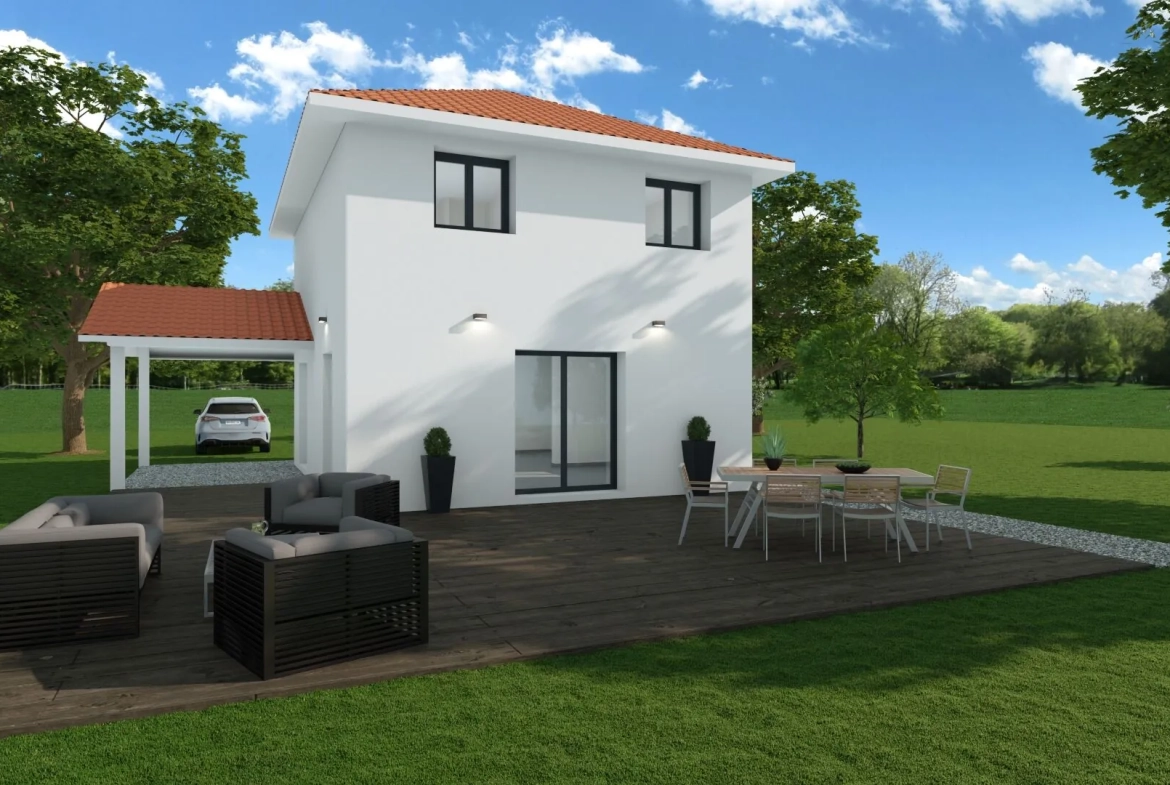 Maison neuve de 80 m² avec 3 chambres à Tullins en vente 
