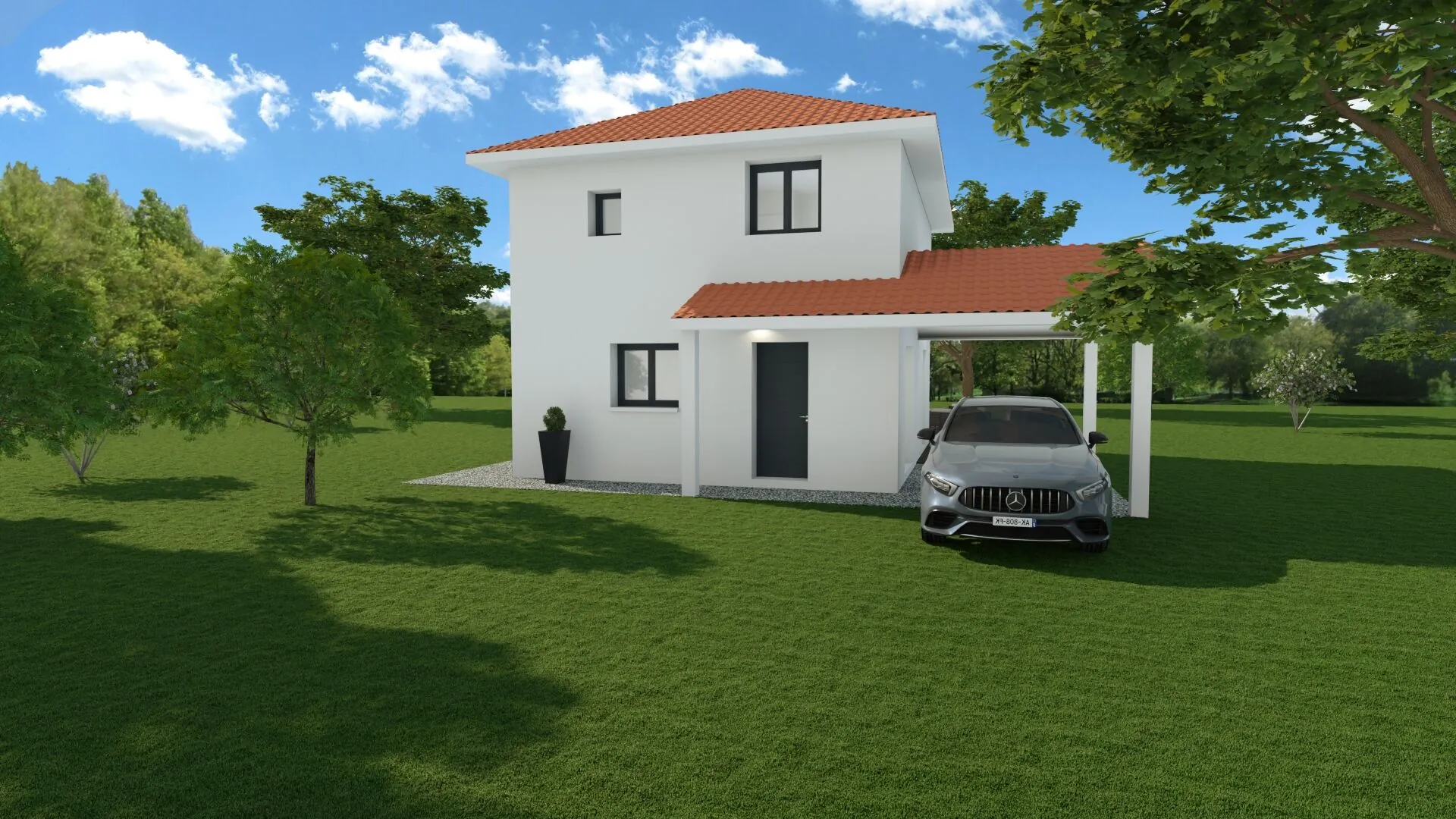 Maison neuve de 80 m² avec 3 chambres à Tullins en vente 