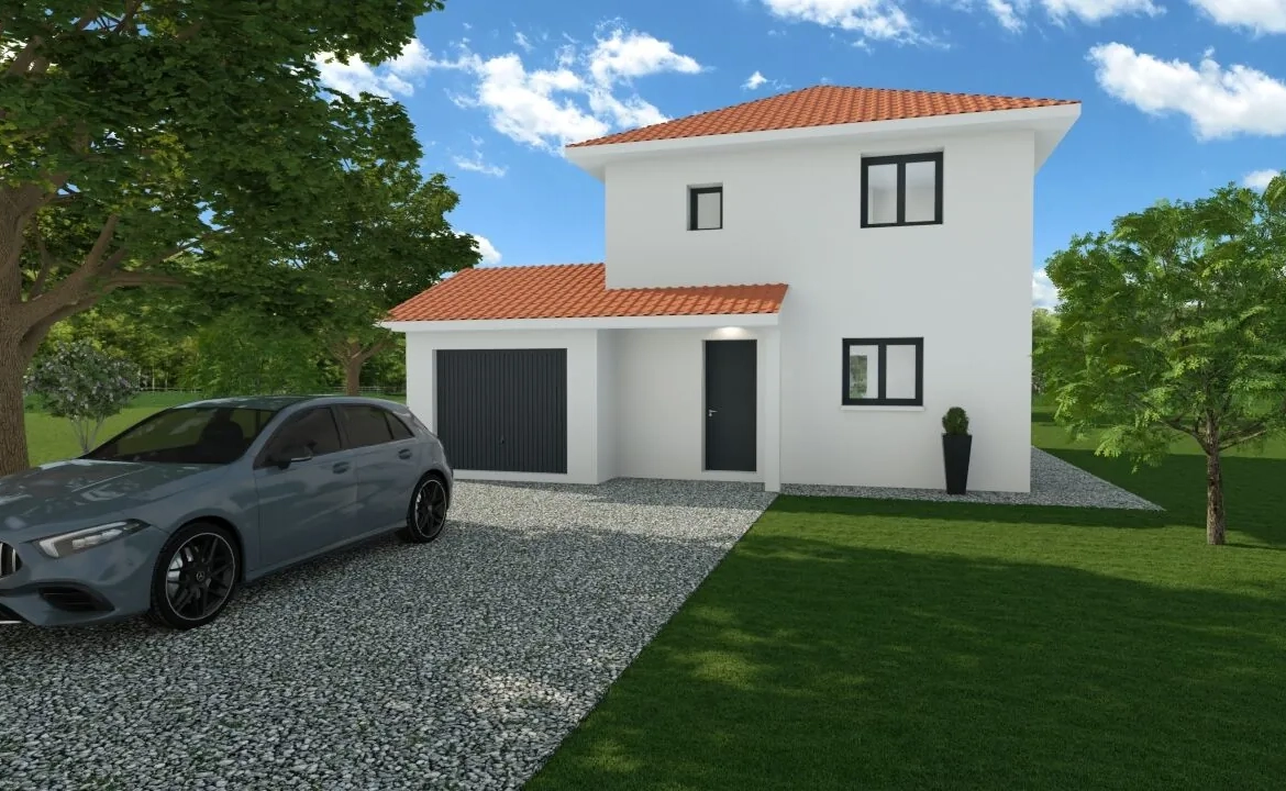 Maison neuve de 80 m² avec 3 chambres à Tullins en vente 