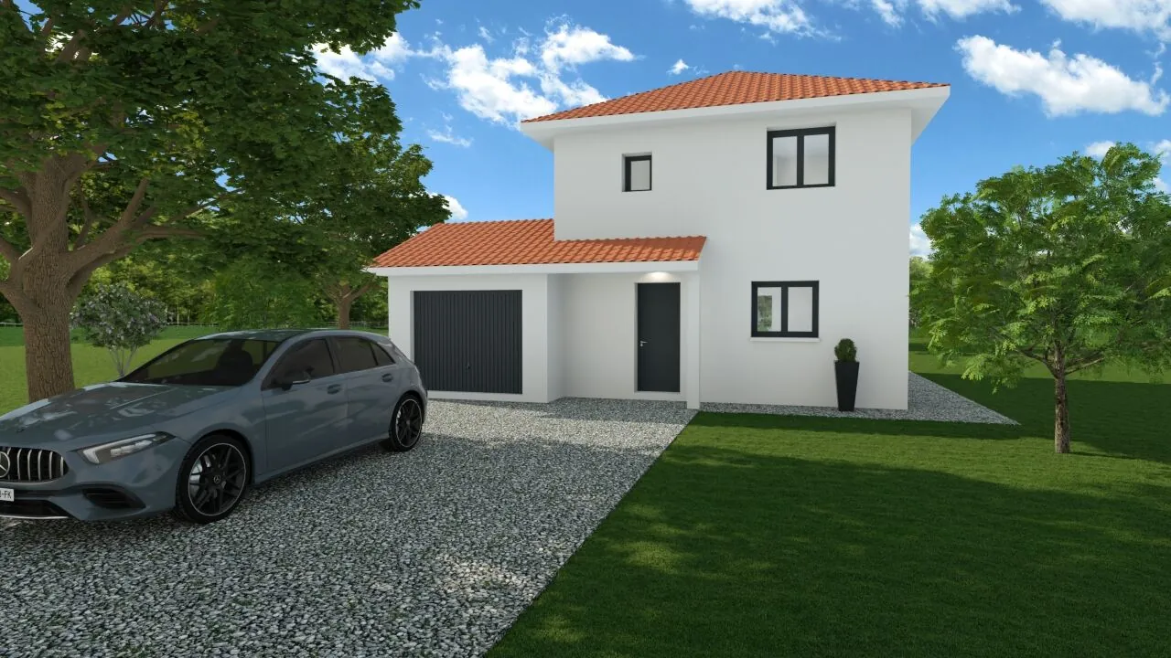 Maison neuve de 80 m² avec 3 chambres à Tullins en vente 