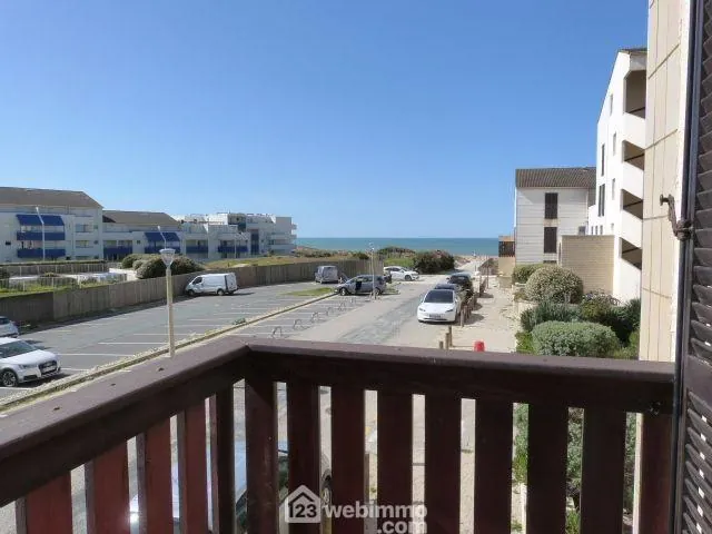 Studio de 23 m² avec vue mer à Lacanau, proximité plage et parking privé 