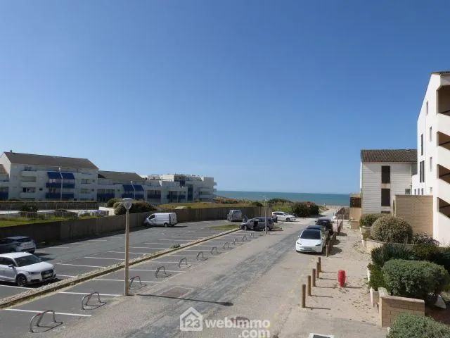 Studio de 23 m² avec vue mer à Lacanau, proximité plage et parking privé 