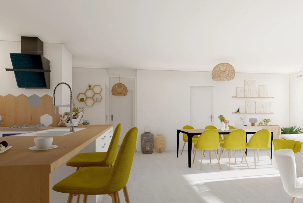 Pavillon neuf de 128 m² à Cazalis avec terrain spacieux - Construction clé en main 