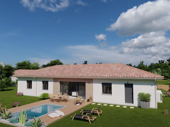 Pavillon neuf de 128 m² à Cazalis avec terrain spacieux - Construction clé en main