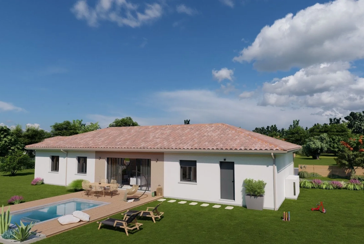 Pavillon neuf de 128 m² à Cazalis avec terrain spacieux - Construction clé en main 