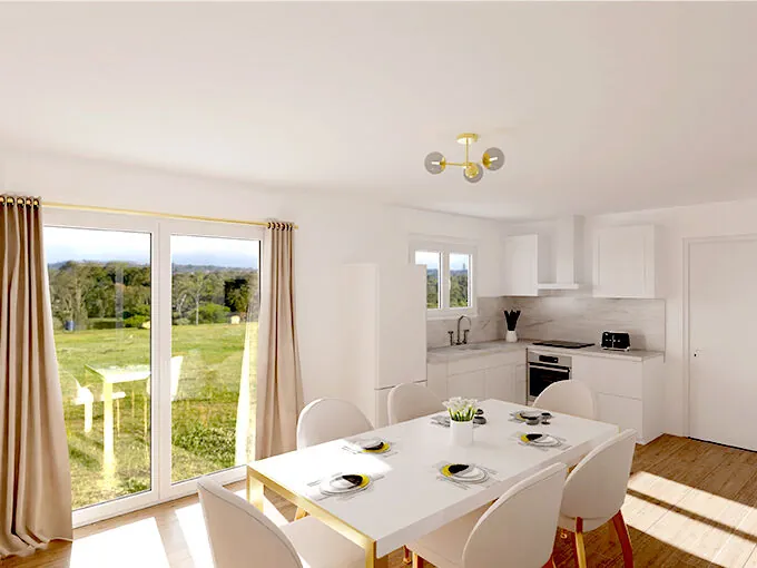 Maison neuve 3 chambres avec garage à Les Chézeaux - Confort et qualité 